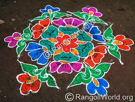 Flower Rangoli